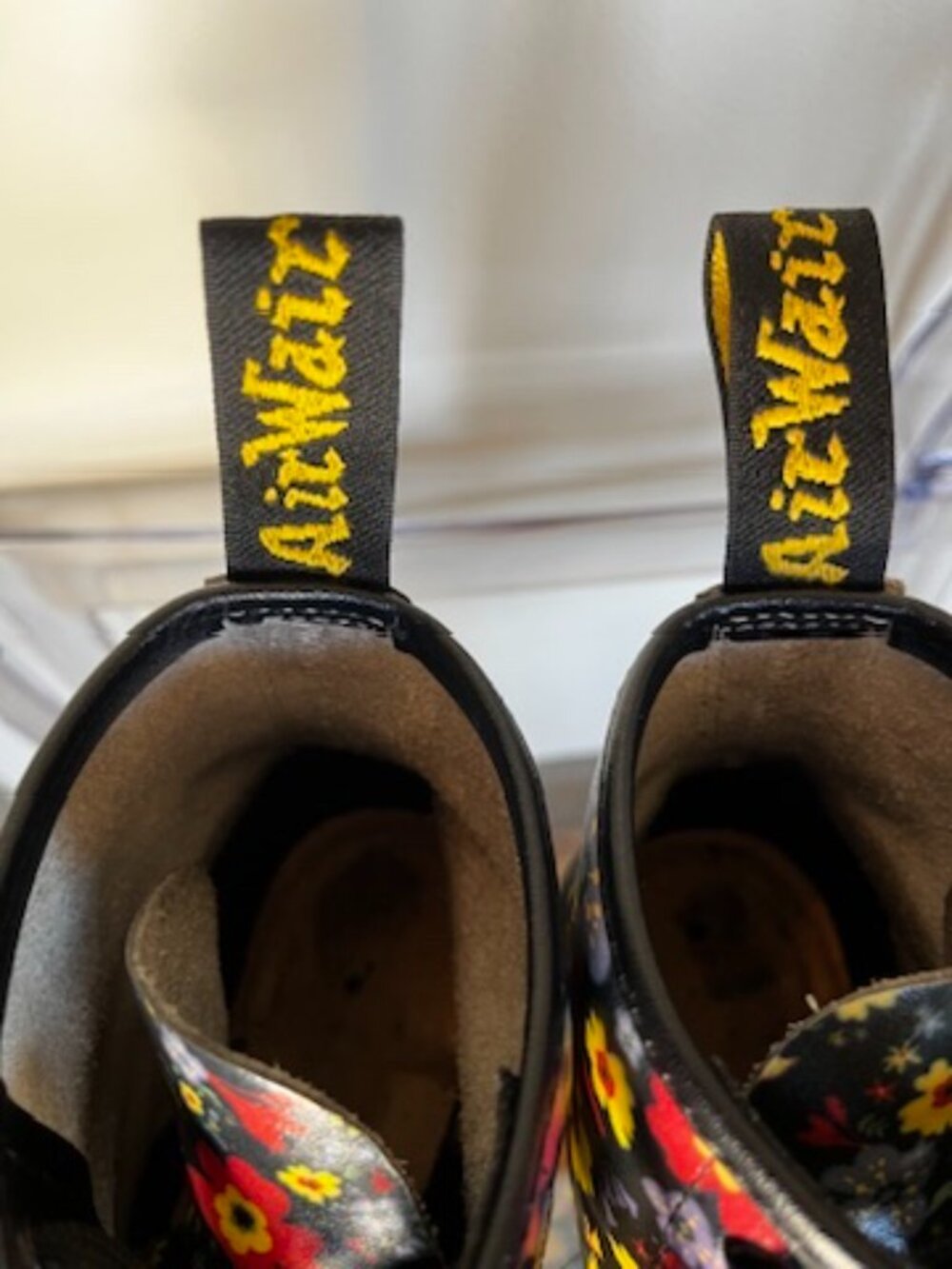 Dr. Martens 101 floral leather boots (men's or women's) - Picture 7 of 8